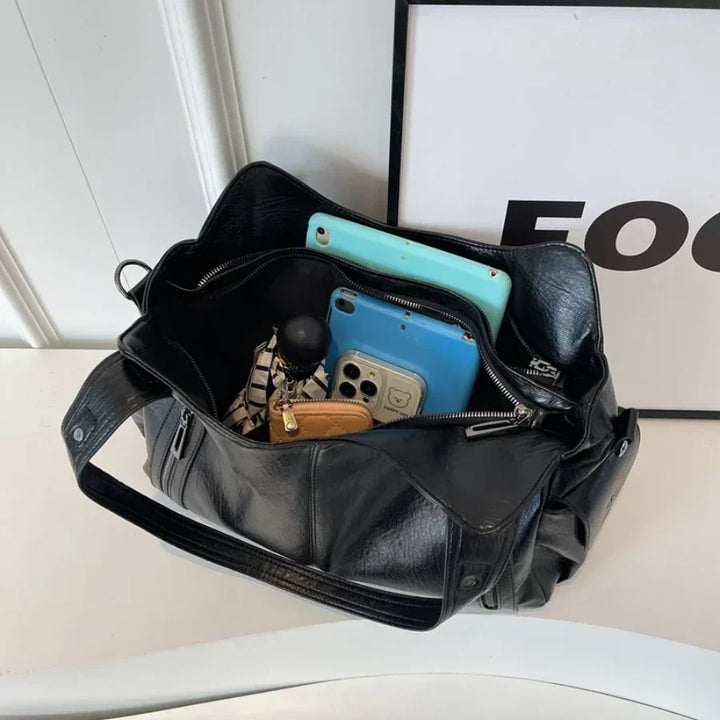 Izzy Vegan Leather Tote Bag - Elena Harper