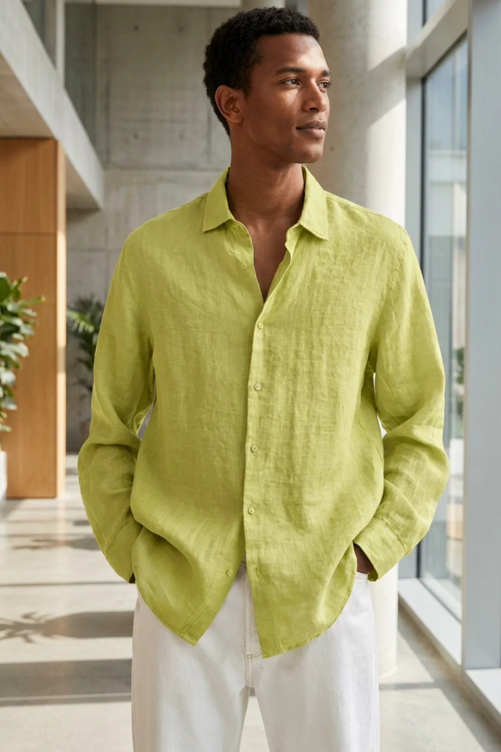 Men's Linen Shirt | Breathable