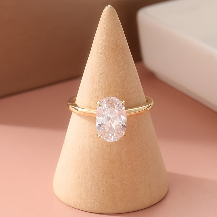 Elegant Vintage Sparkling Zirconia Stacked Rings Set - Elena Harper