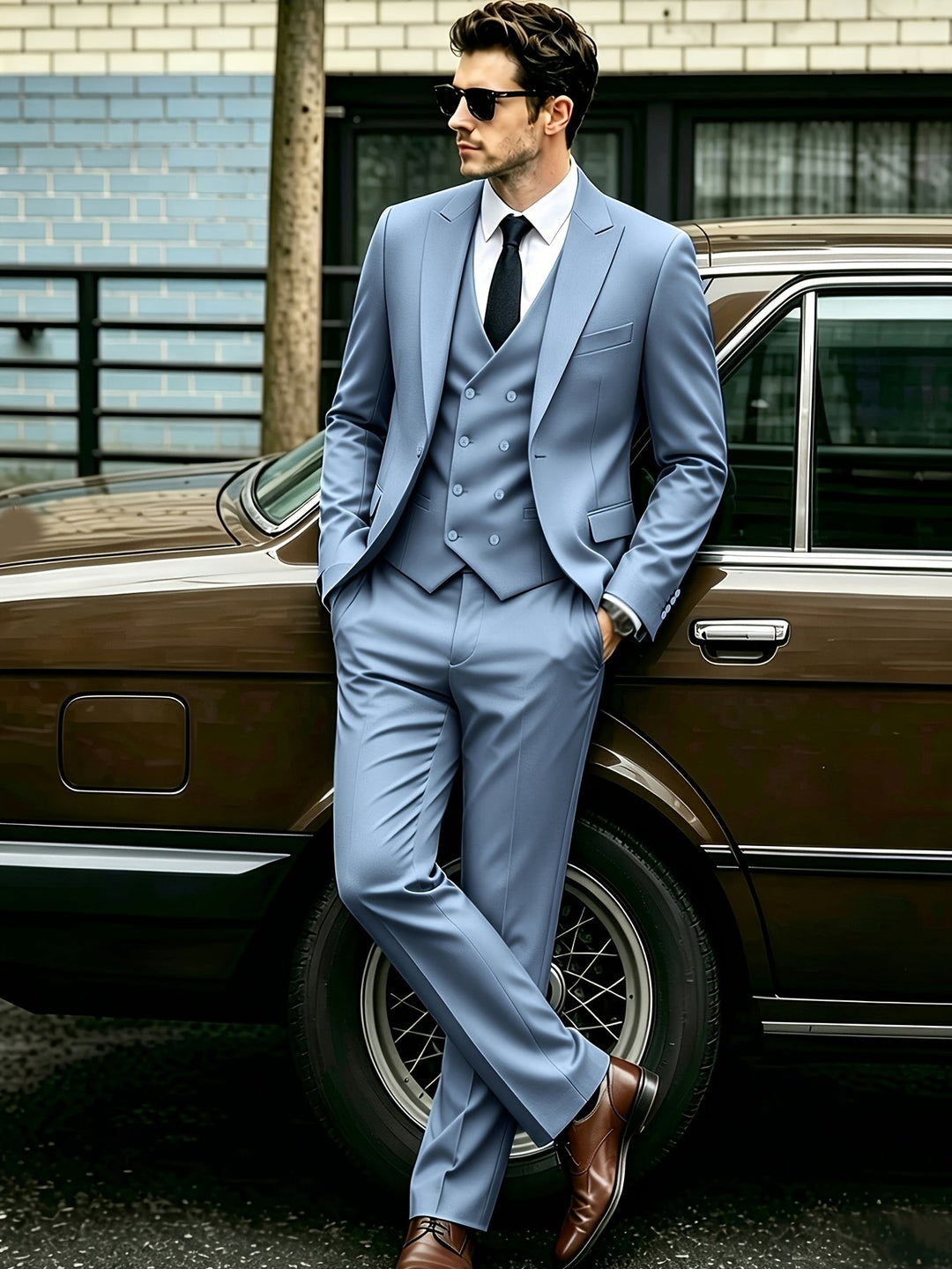 LAURENT MONACO | THREE-PIECE SUIT FOR MEN