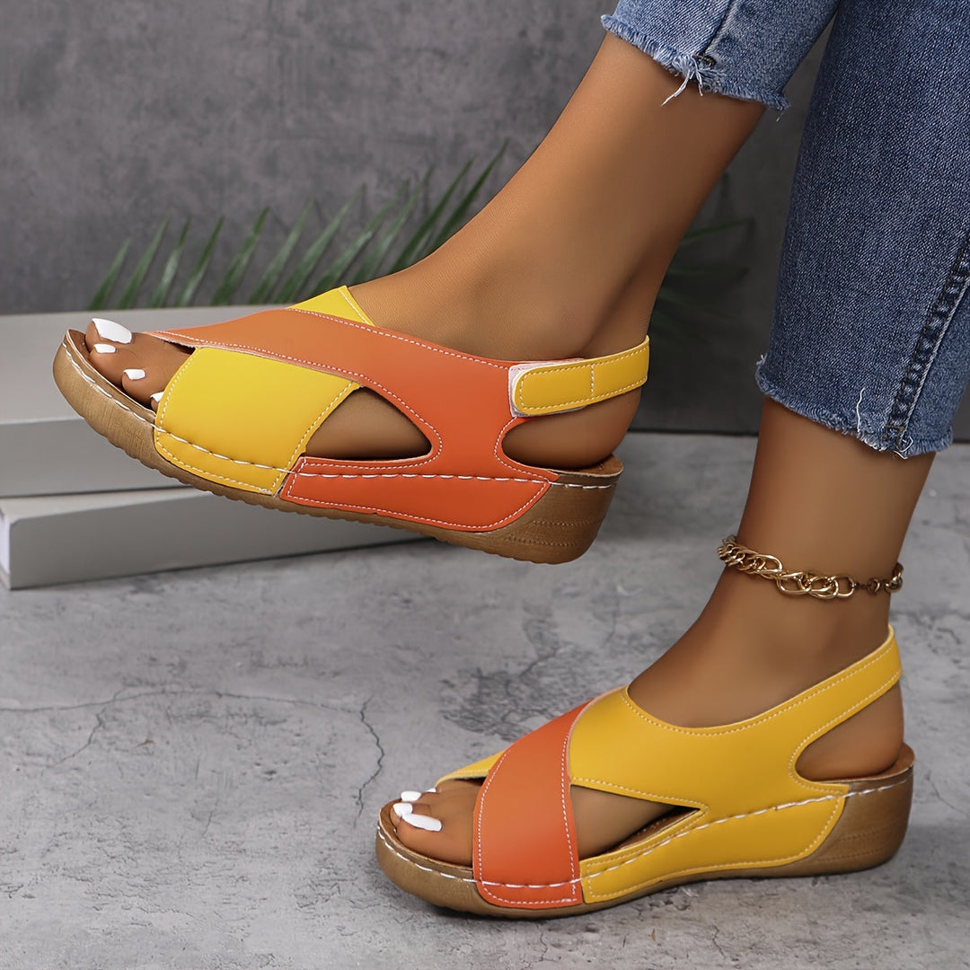 Open Platform Sandals for Women – Comfort Shoes with Cushioned Sole