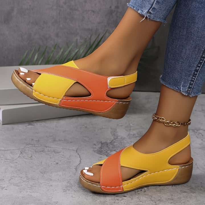 Open Platform Sandals for Women – Comfort Shoes with Cushioned Sole