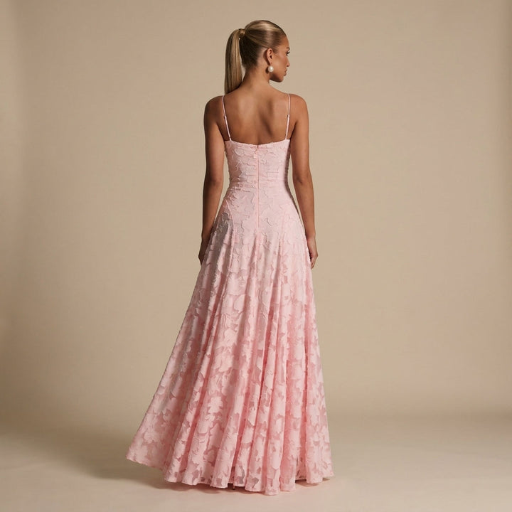 A Line Maxi Dress Godet Panels