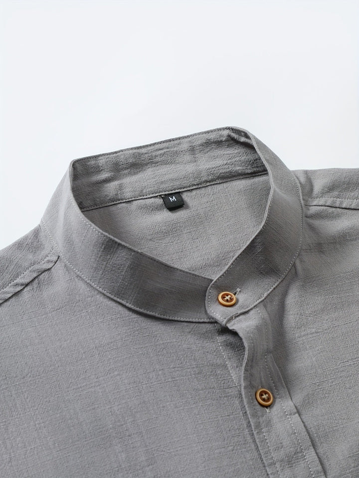 Tejada - Casual Cotton Shirt with Pocket