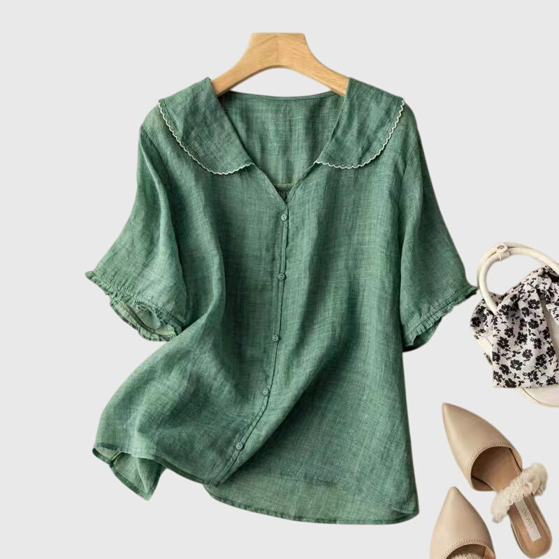Adele Elegant Blouse - Elena Harper