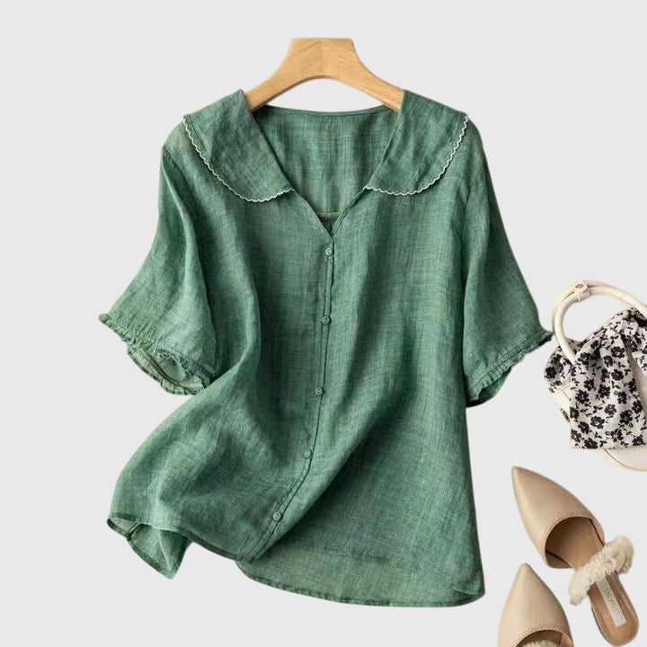 Adele Elegant Blouse - Elena Harper