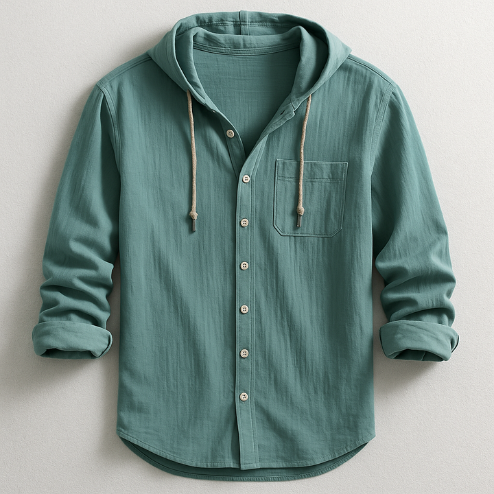 Luxury Shirt with Hood - Elena Harper