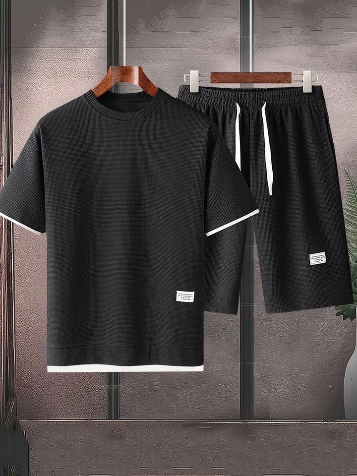 Freire Two-Piece Set with Short Sleeves, view 8 - Elena Harper