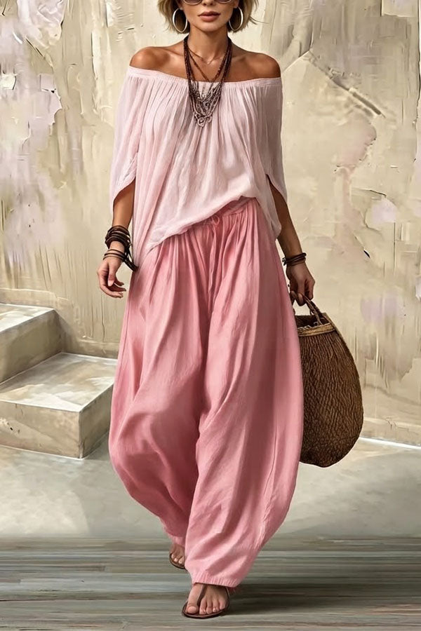 Elena Boho Chic Two-Piece Set