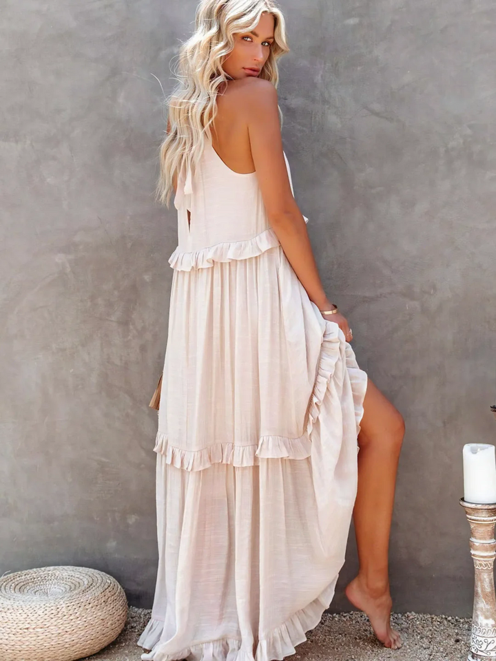 Mabel Ruffle Breeze Maxi Dress - Elena Harper
