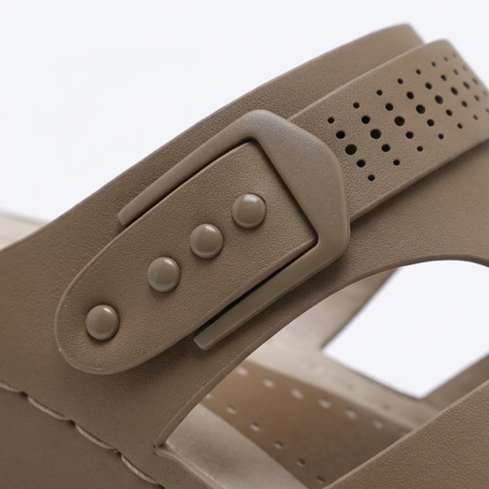 CloudLift Orthopedic Wedge Sandals - Elena Harper