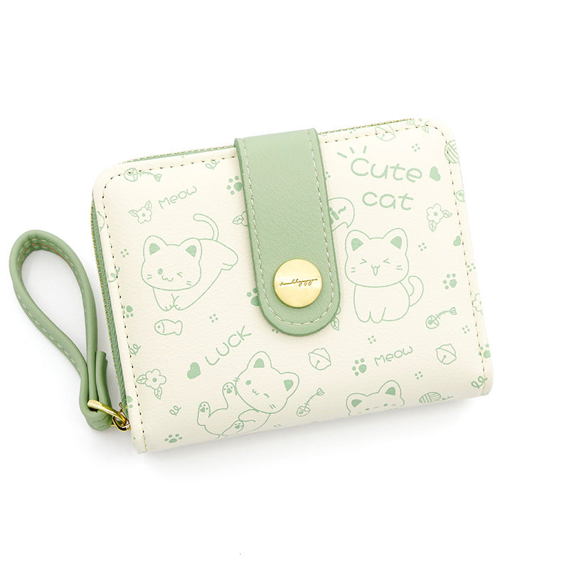 Cat Print Wallet