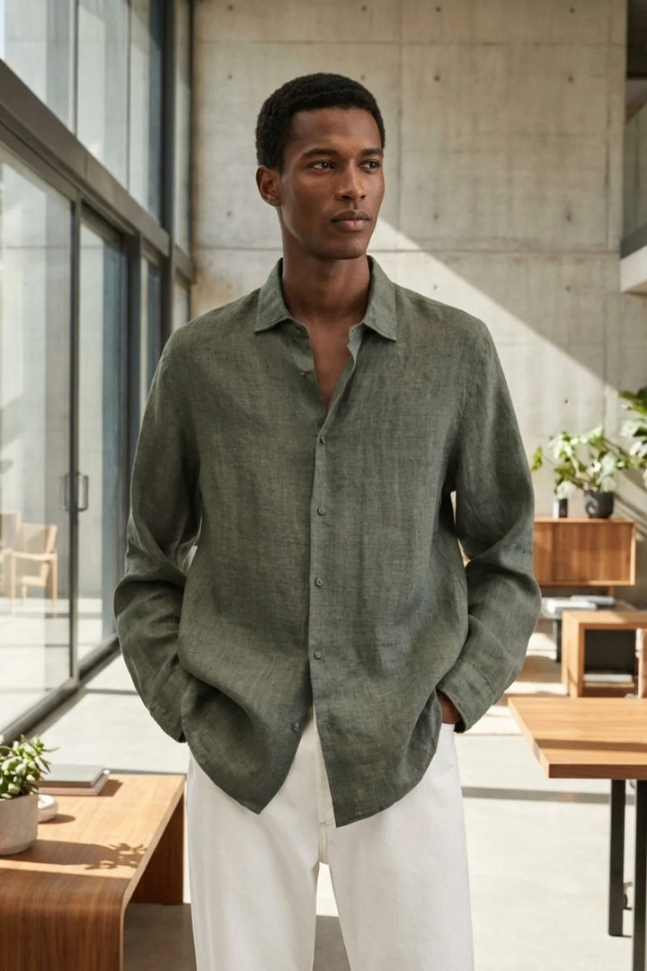 Men's Linen Shirt | Breathable