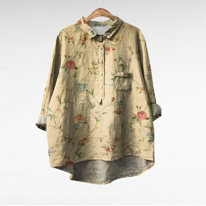Ariana Elegant Breezy Summer Blouse - Elena Harper