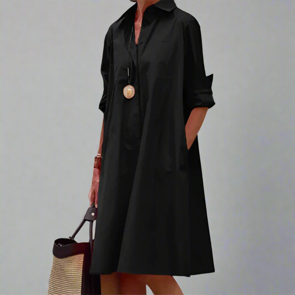 Women's Elegant Polo Dress for Effortless Spring Style