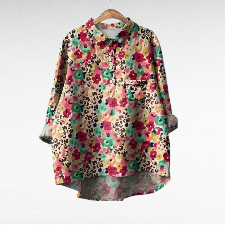 Ariana Elegant Breezy Summer Blouse - Elena Harper