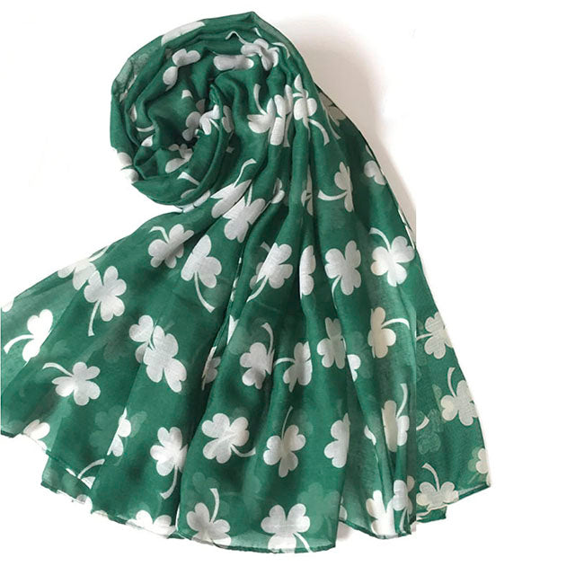 Printed Clover Scarf