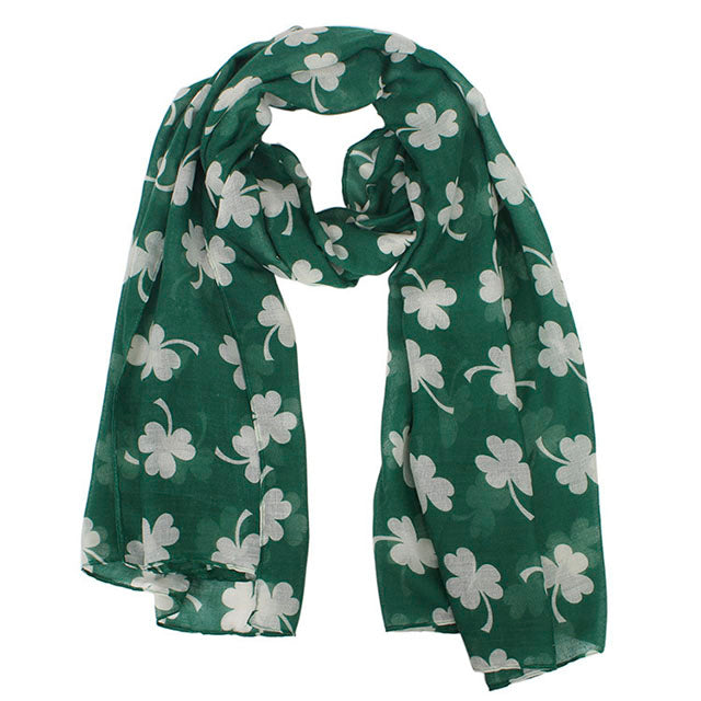 Printed Clover Scarf