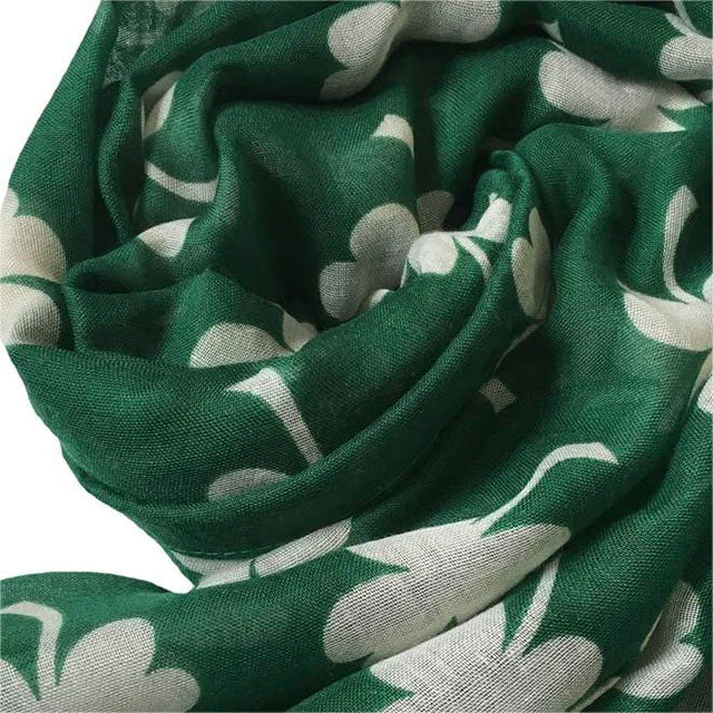 Printed Clover Scarf