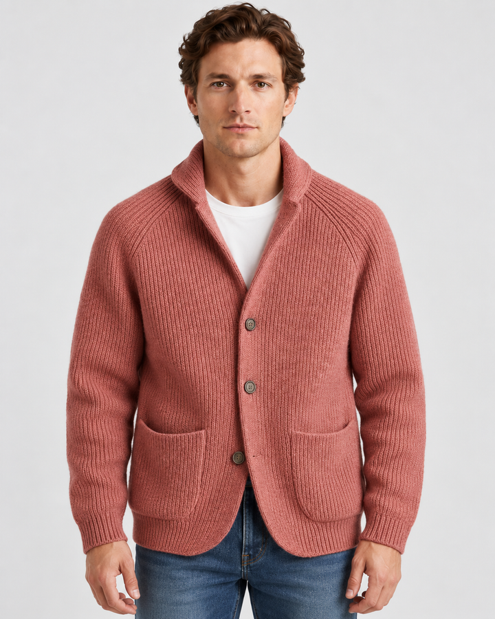 Men's Shawl Collared Knit Vest