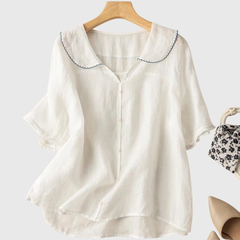 Adele Elegant Blouse - Elena Harper