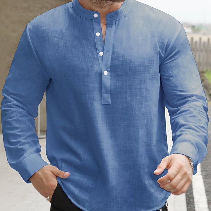 ELENA HARPER™  |  BOAT NECK SHIRT FOR MEN