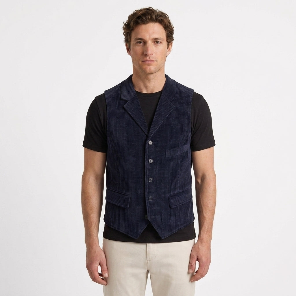 Corduroy Blazer with Wide Wale for Men