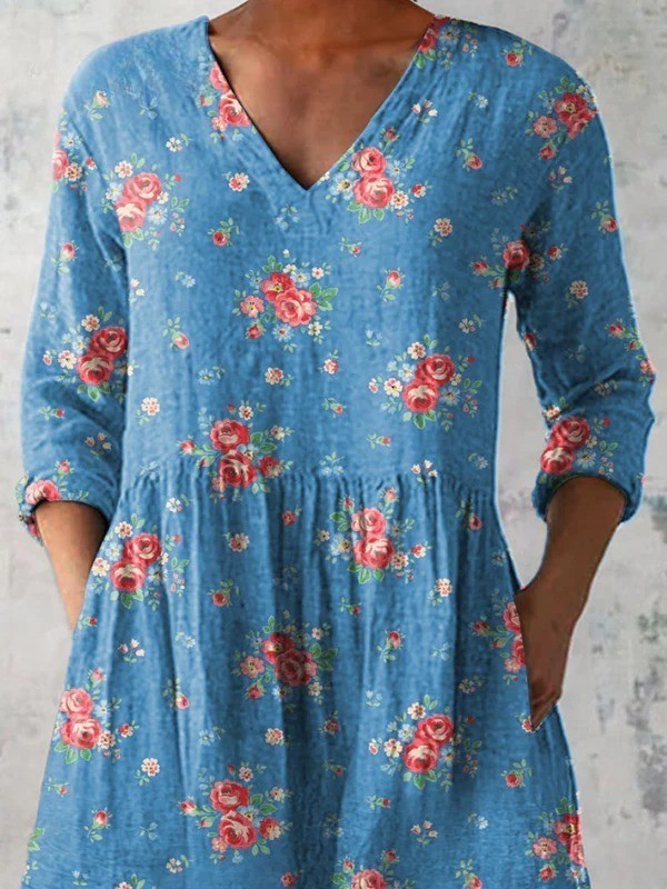 Mabel Extended V-Neck Top - Elena Harper