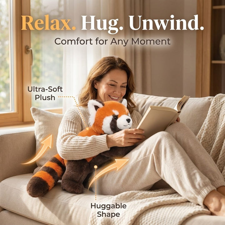 Unisex Long Animal Cuddle Pillow for Comfort & Relaxation