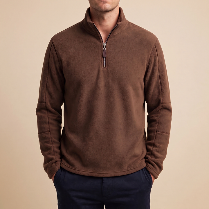 David | Warmer and Comfortable Fleece Zip-Up Pullover for Men