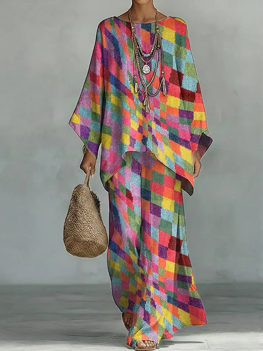 Claire Set Printed Comfort Set - Elena Harper