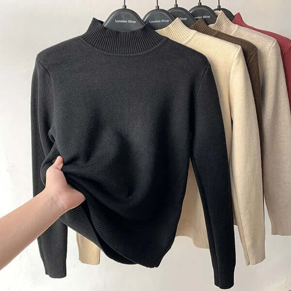 Women's Plush Knitted Sweater