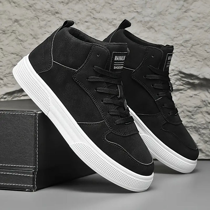 Damion Comfortable Lace-Up Sneakers, view 8 - Elena Harper