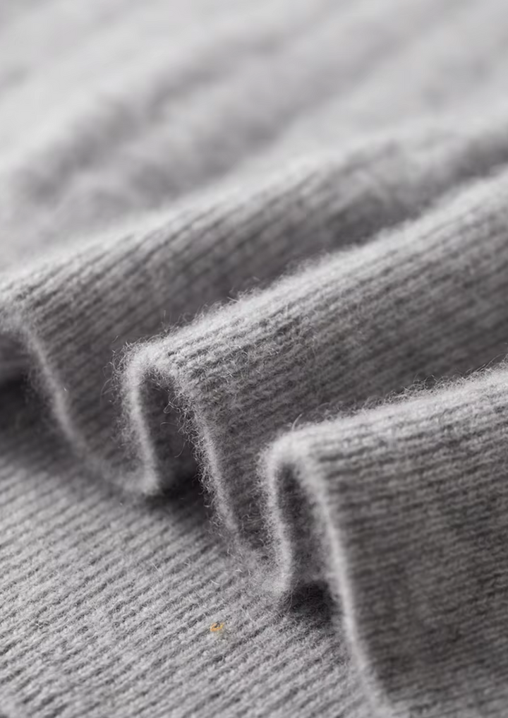 NOBA WOOL TEXTURED MOCKNECK