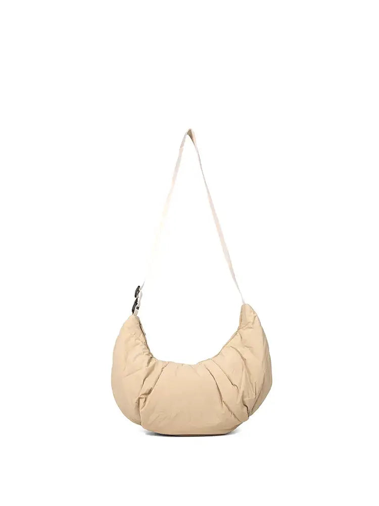 New Lightweight Ruched Hobo Crossbody Bag - Elena Harper