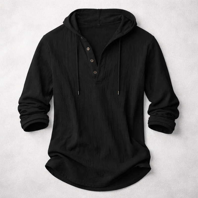 Elegant Hooded Shirt for Men - Elena Harper