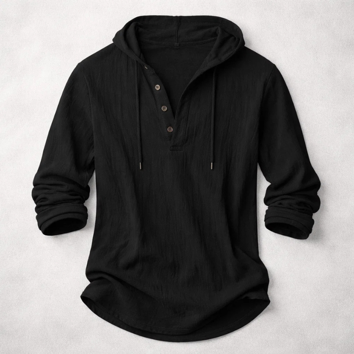 Elegant Hooded Shirt for Men - Elena Harper