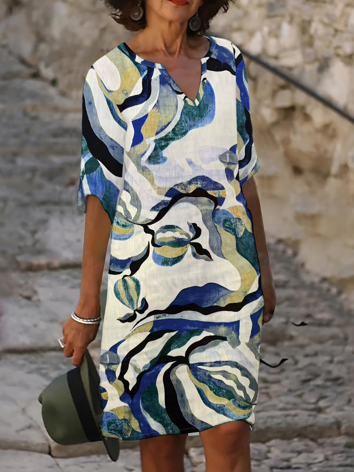 SUMMER DRESS WITH PRINT FOR WOMEN