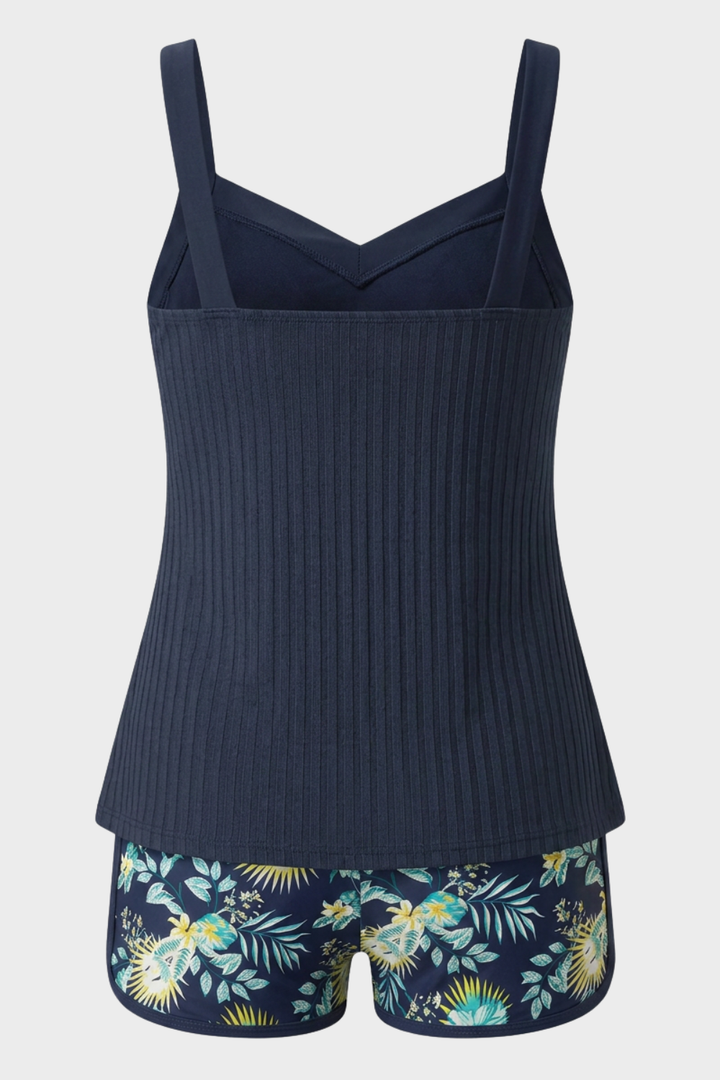 Women's Tankini Set | Tropical Shorts