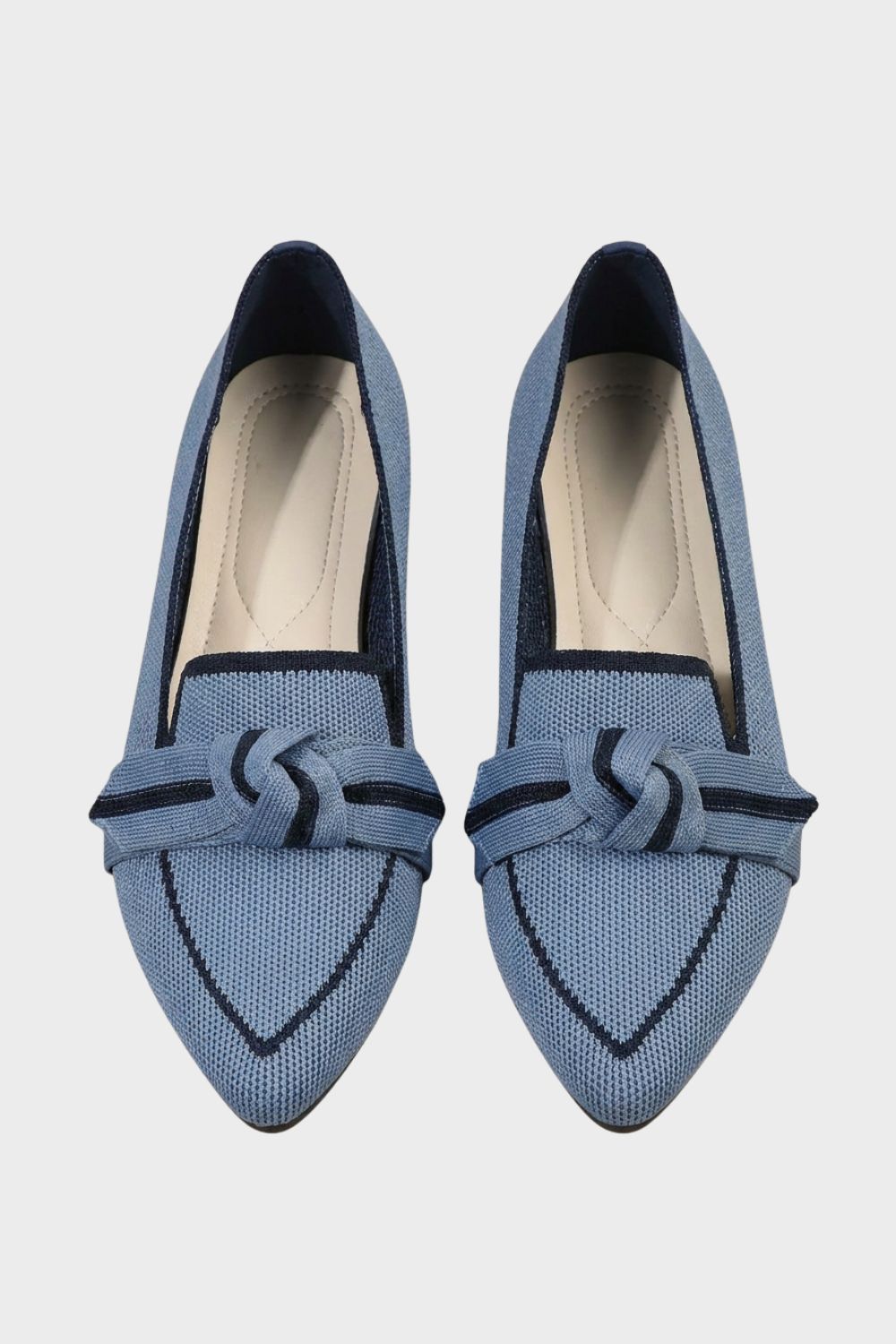 Women's Pointed Loafers | Knit