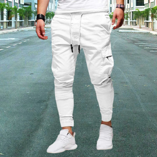 Men's Versatile Cargo Pants with Utility Pockets
