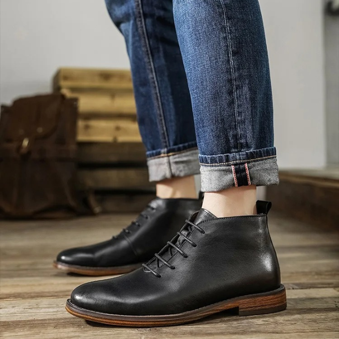 ELENA HARPER™  |  LEATHER BOOTS