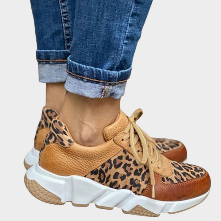 Niva | Comfortable Leopard Sneakers