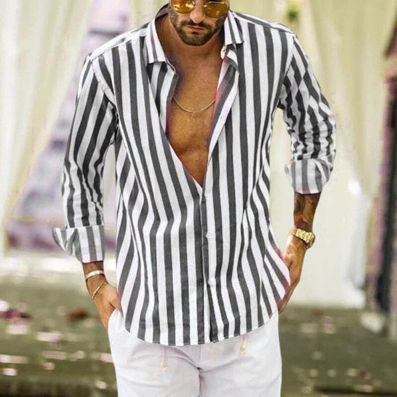 Alain | Striped Shirt for Men