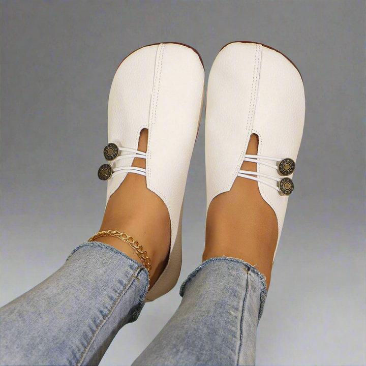 Madeline - Comfort Slip-On Flat Sandals