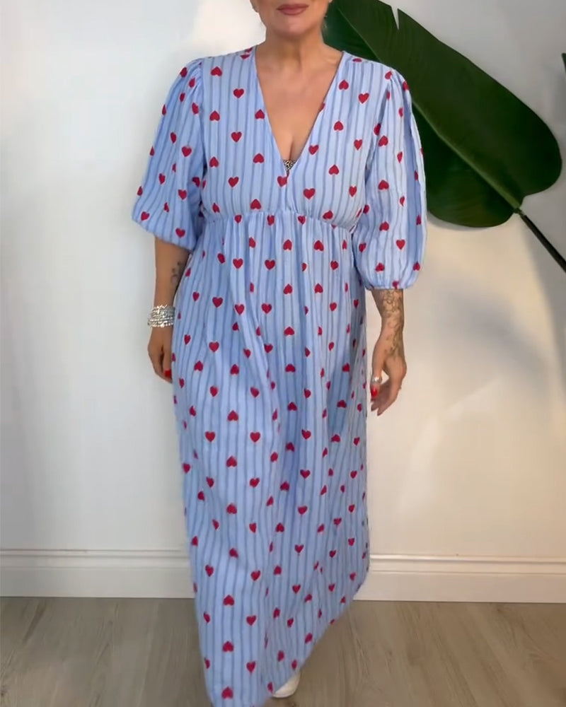 Sophia Sweet Heart Flow Maxi Dress - Elena Harper
