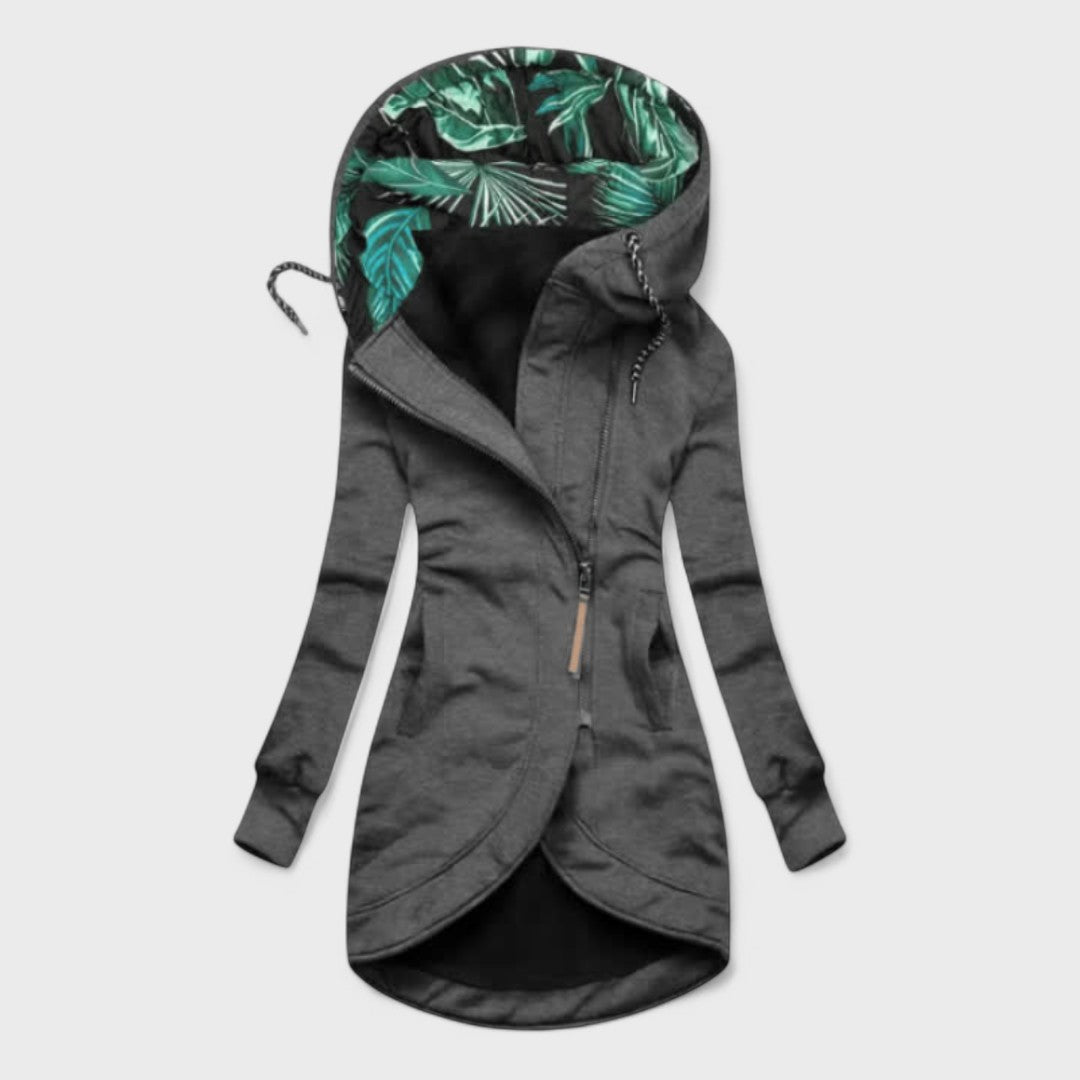 Kristanna - Winter Coat With Asymmetric Zip