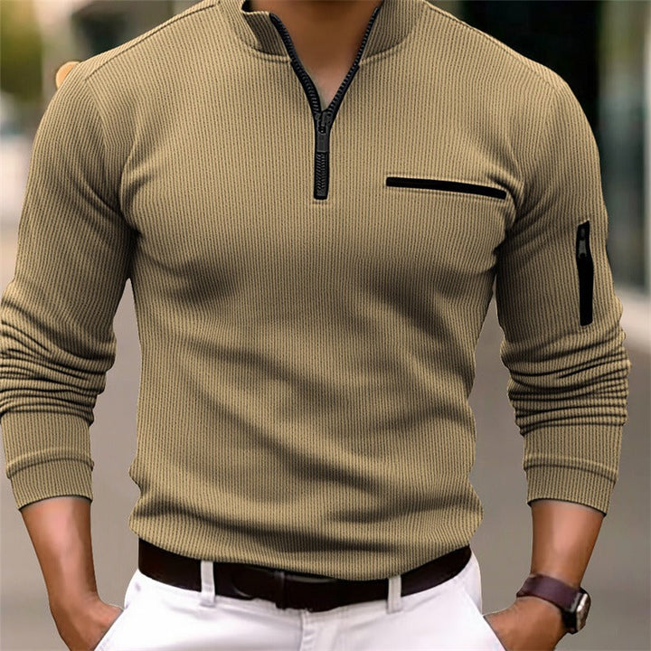 ELENA HARPER™  |  LONG SLEEVE SHIRT WITH ZIP