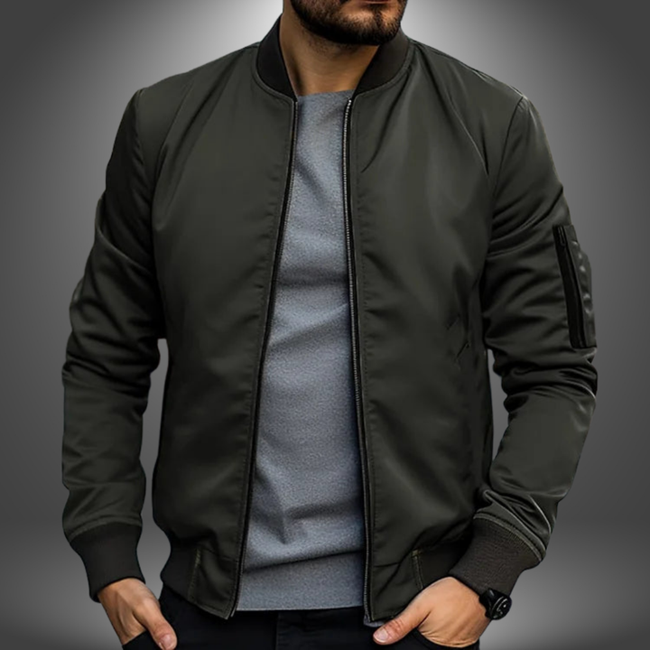 Modern Bomber Jacket for Men - Elena Harper