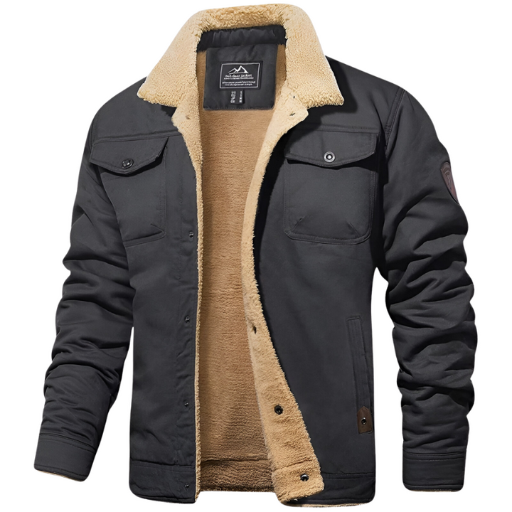 Julien - Classic Sherpa Lined Jacket